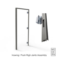 Load image into Gallery viewer, Inswing/Push Right &lt;br&gt; Frameless Door Jamb/Frame &lt;br&gt; Door Slab By Others
