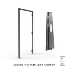 Load image into Gallery viewer, Outswing/Pull Right&lt;br&gt;Frameless Door Jamb/Frame &lt;br&gt; Door Slab By Others
