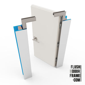 Inswing/Push Right <br> Frameless Door Jamb/Frame <br> Door Slab By Others